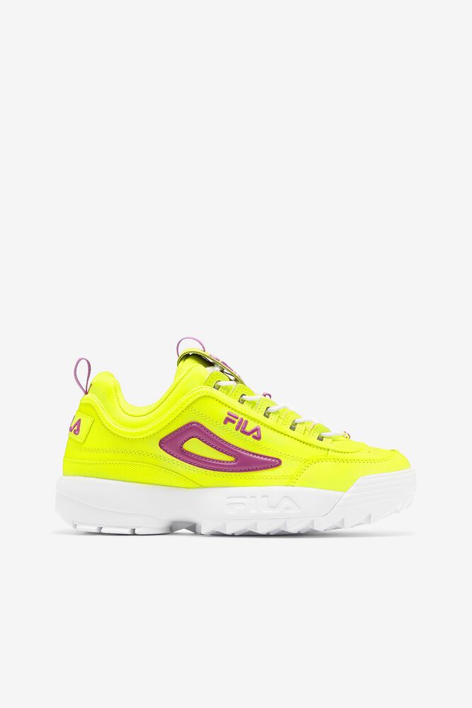 Fila Tenisky Damske Disruptor 2 Premium Žlté - ISYFU1270